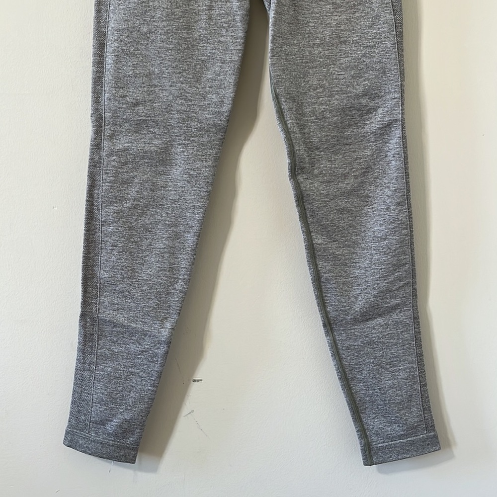 Gymshark Flex High Waisted Grey Pink Leggings Size Medium - Picture 3 of 9